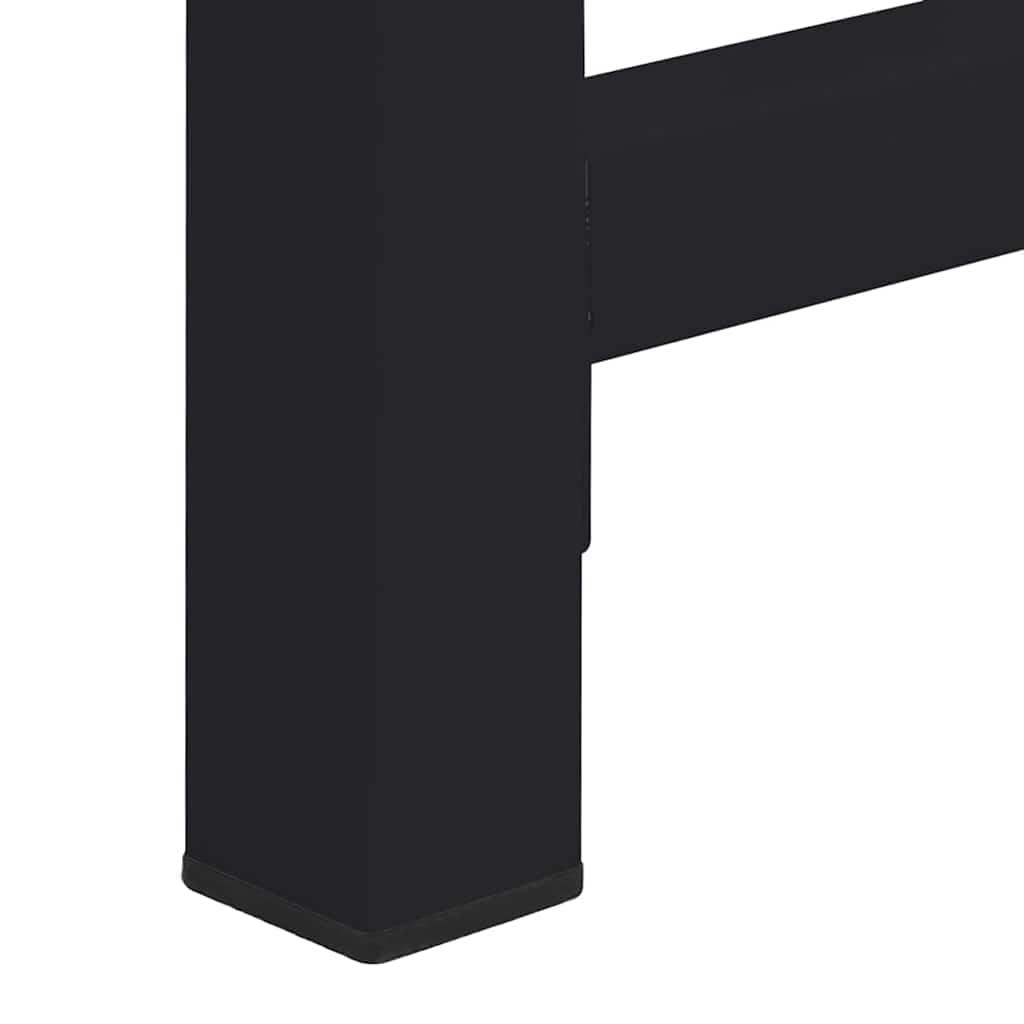 Waschmaschinen-Podest 2 Stk. Schwarz 120 x 56 x 52 cm Stahl