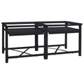 Waschmaschinen-Podest 2 Stk. Schwarz 120 x 56 x 52 cm Stahl