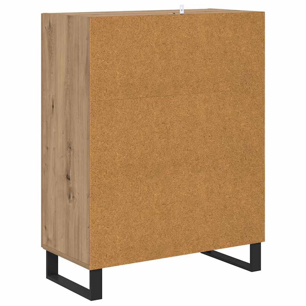 Sideboard Artisan-Eiche 69,5 x 34 x 90 cm Holzwerkstoff