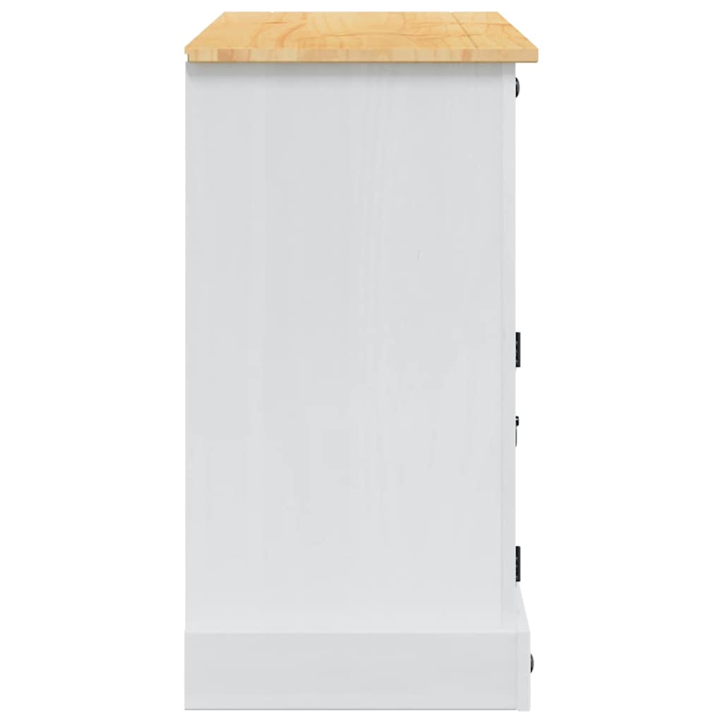 Aufbewahrungs-Truhen mit Speicher Corona Weiß 112 x 40 x 75 cm