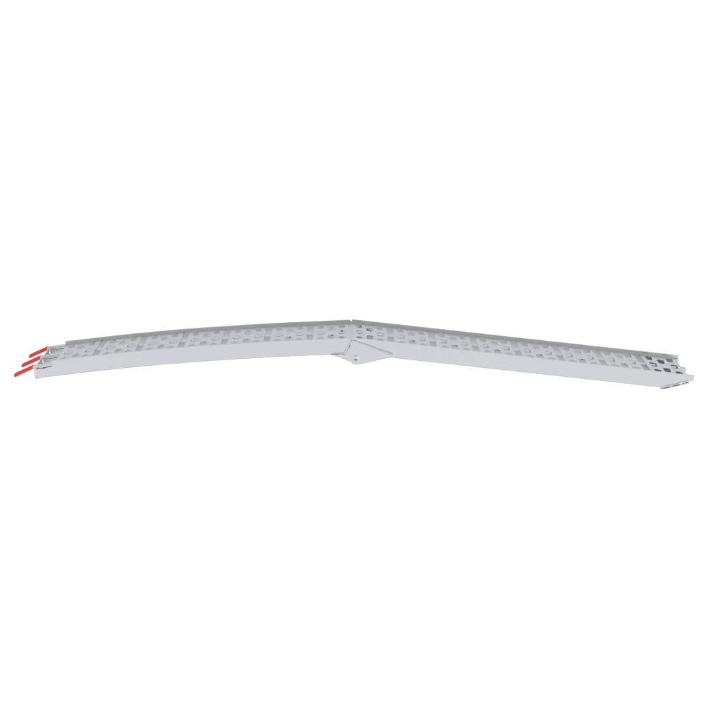 Zusammenklappbare Motorradrampe 340 kg pro Rampe 2 Stk. Silber