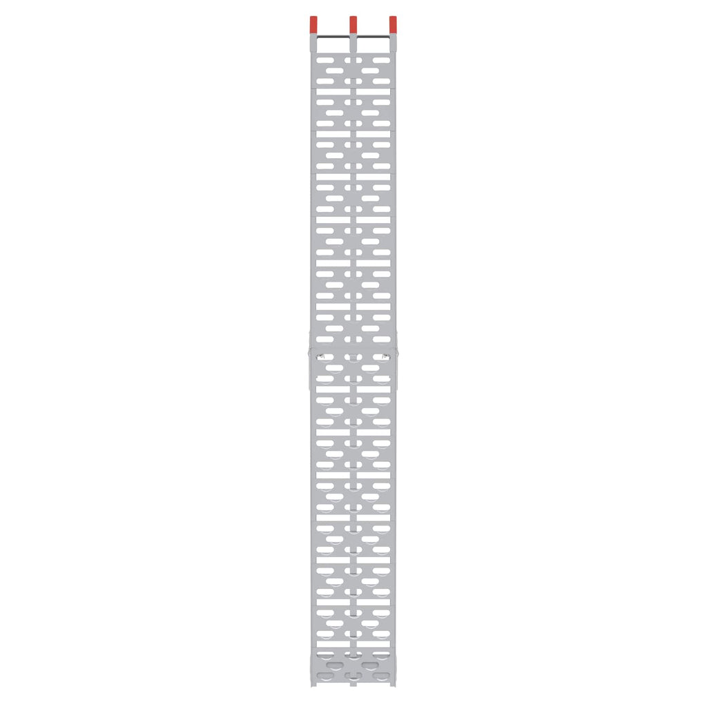 Zusammenklappbare Motorradrampe 340 kg pro Rampe 2 Stk. Silber