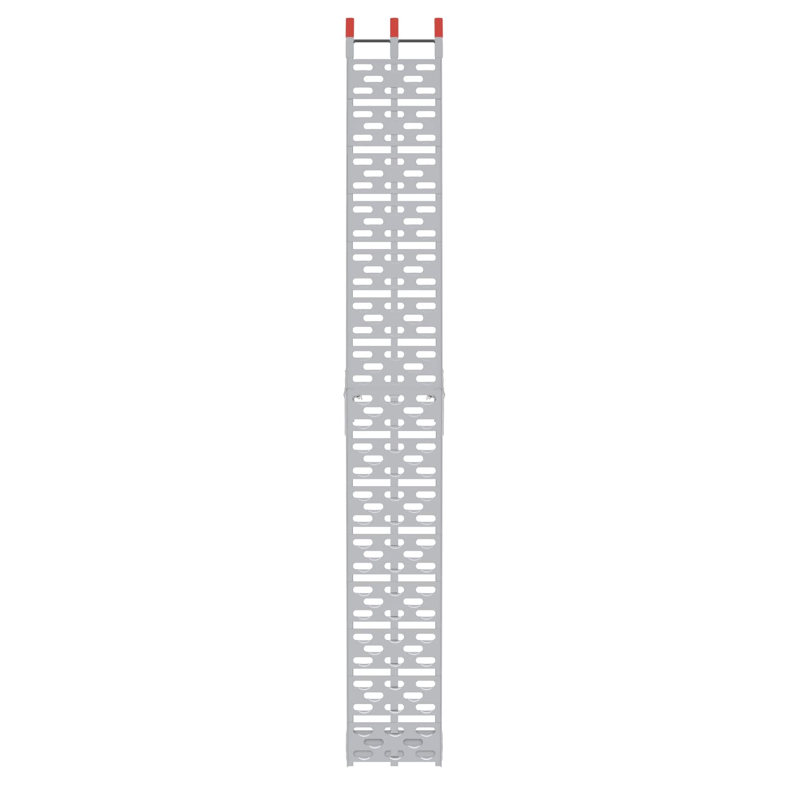 Zusammenklappbare Motorradrampe 340 kg pro Rampe 2 Stk. Silber