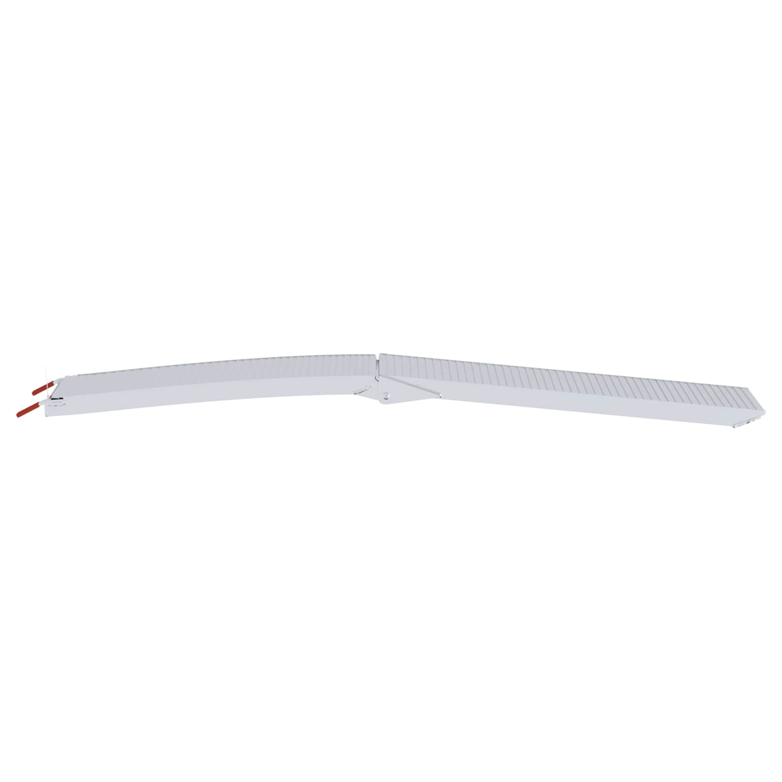 Motorradrampe 680 kg 2 pcs Silber 205 x 28 x 5 cm Aluminium