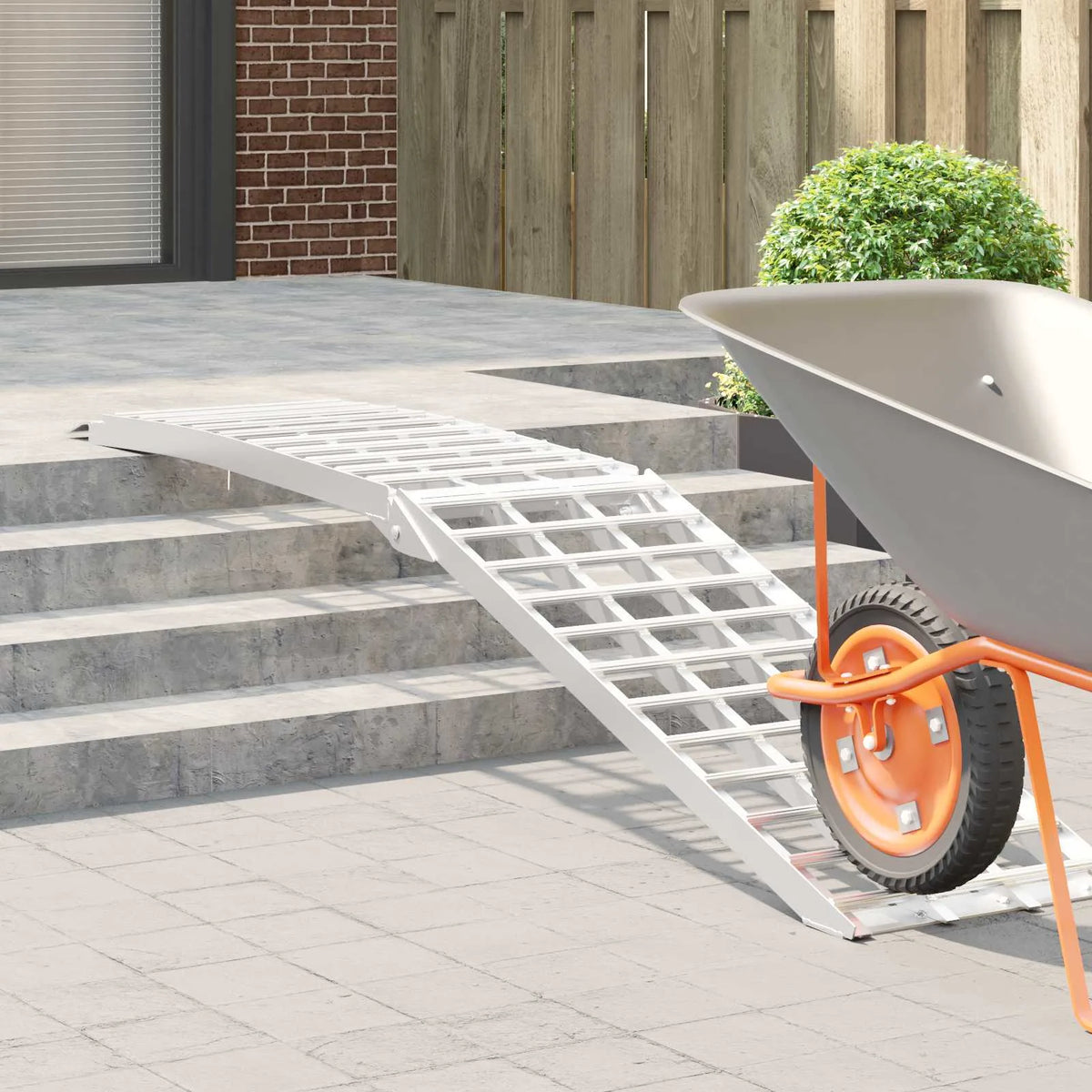 Motorradrampe 680 kg aus Aluminium