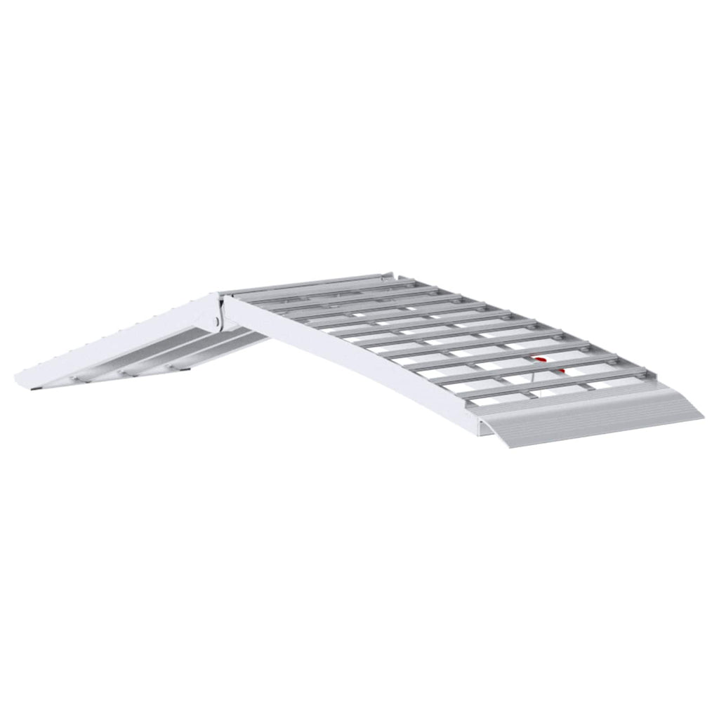 Motorradrampe 680 kg Silber 680 kg Aluminium