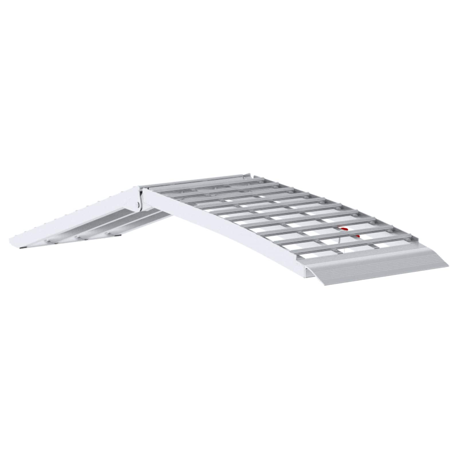 Motorradrampe 680 kg Silber 680 kg Aluminium