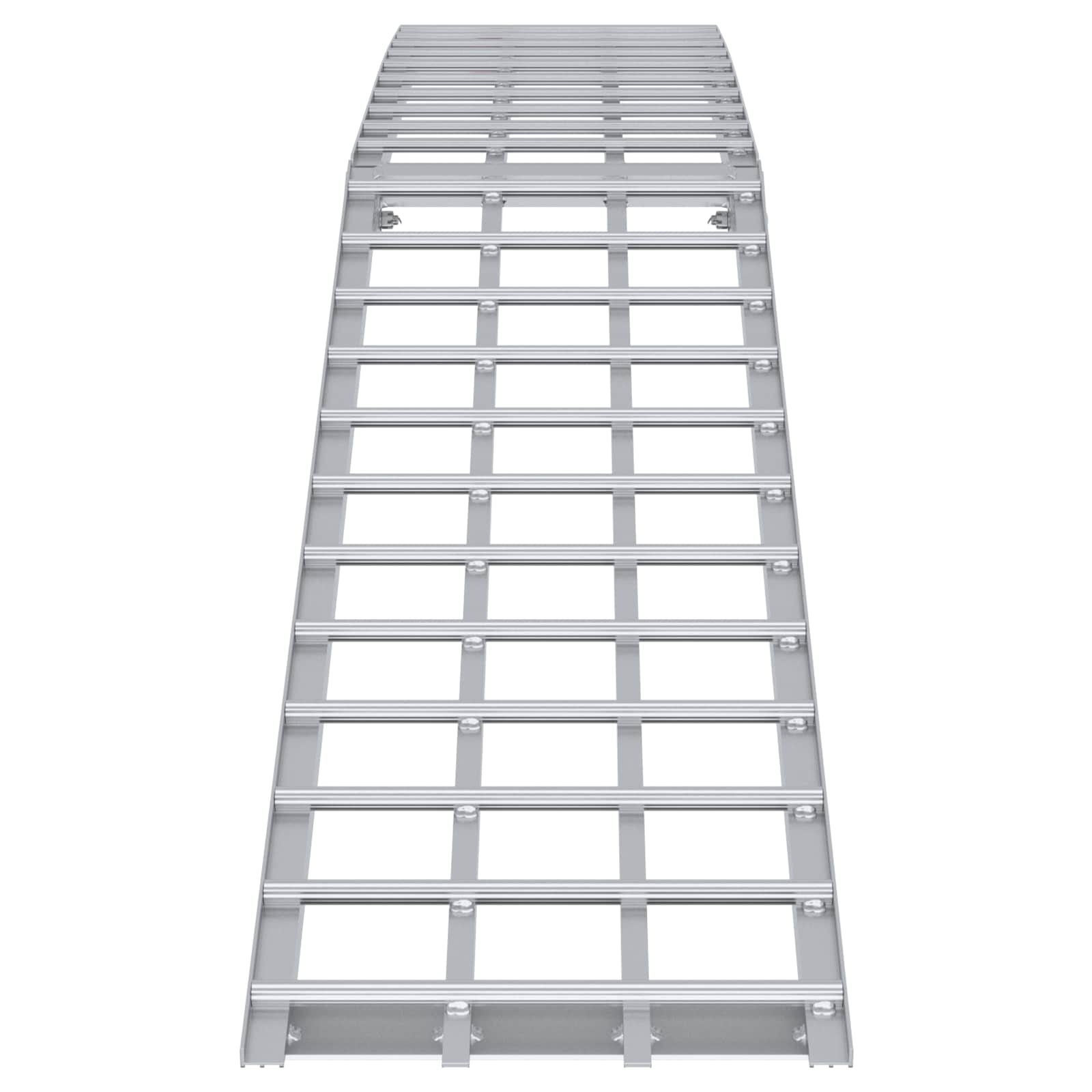 Motorradrampe 680 kg Silber 680 kg Aluminium