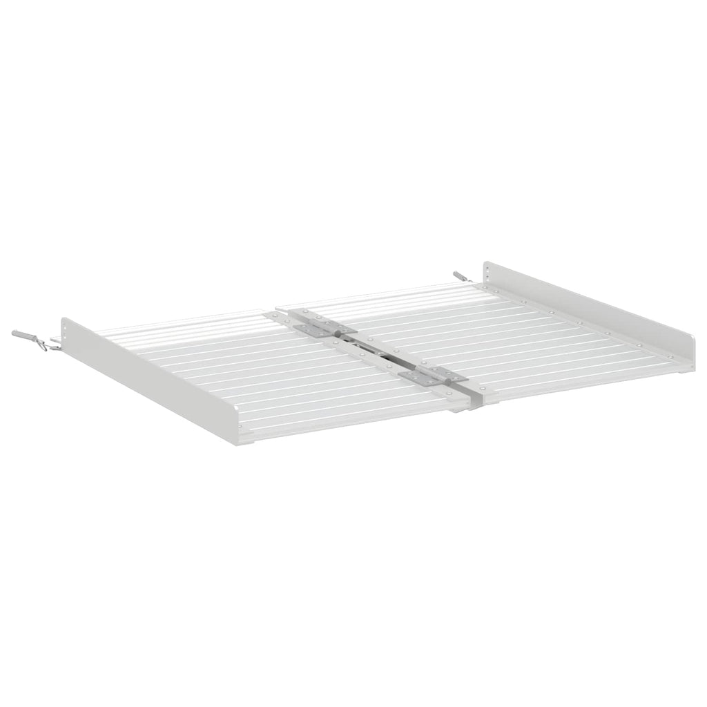 Rampe für Rollstühle 270 kg Silber 62 x 73 x 5 cm Aluminium