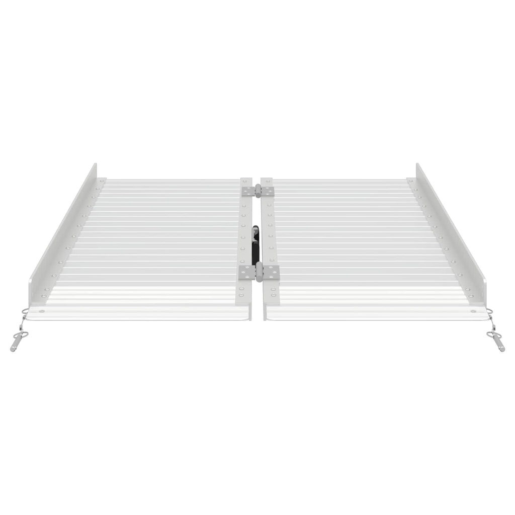Rampe für Rollstühle 270 kg Silber 270 kg Aluminium