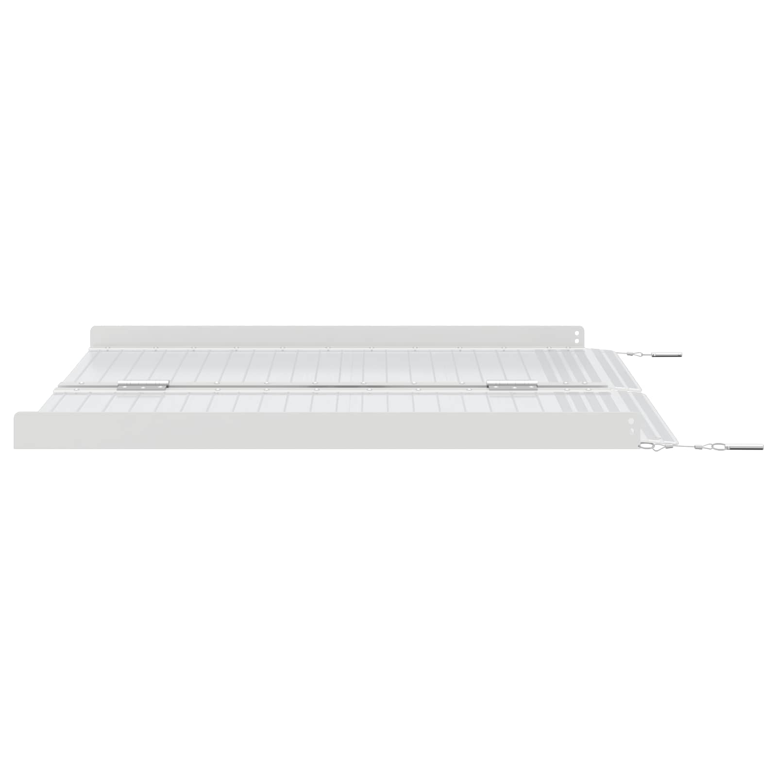 Rampe für Rollstühle 270 kg Silber 270 kg Aluminium