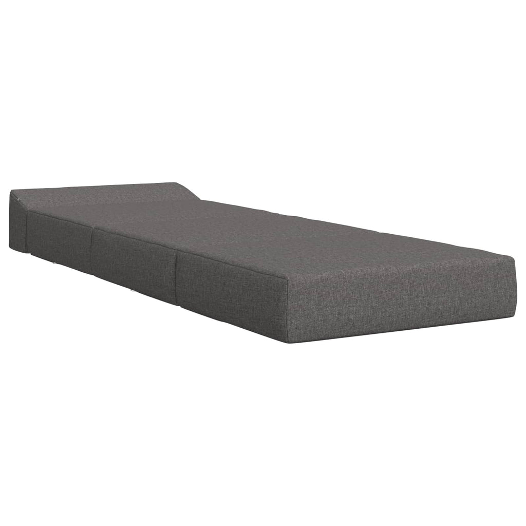 Klappbares Schlafsofa Hellgrau 70 x 60 x 63 cm Stoff