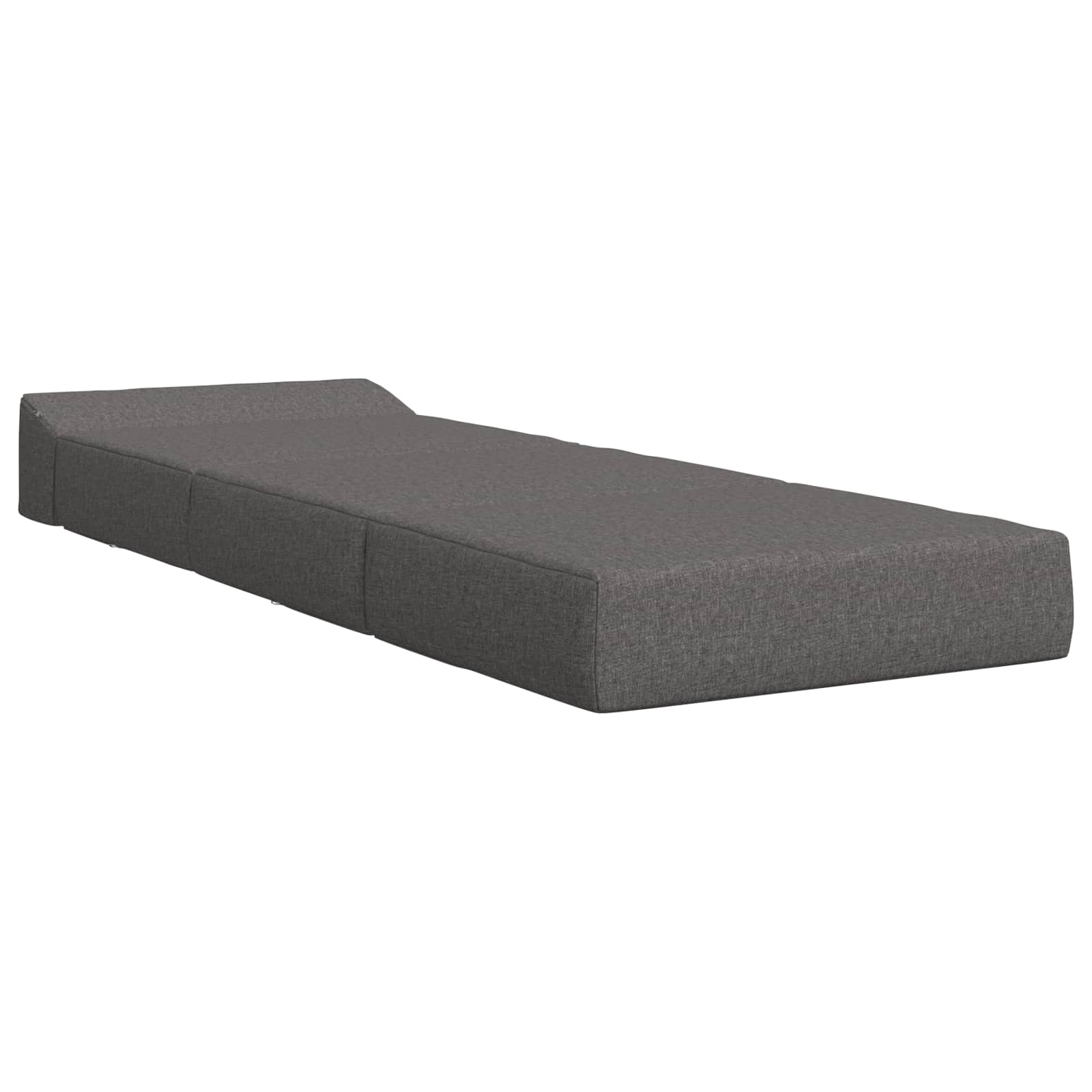 Klappbares Schlafsofa Hellgrau 70 x 60 x 63 cm Stoff