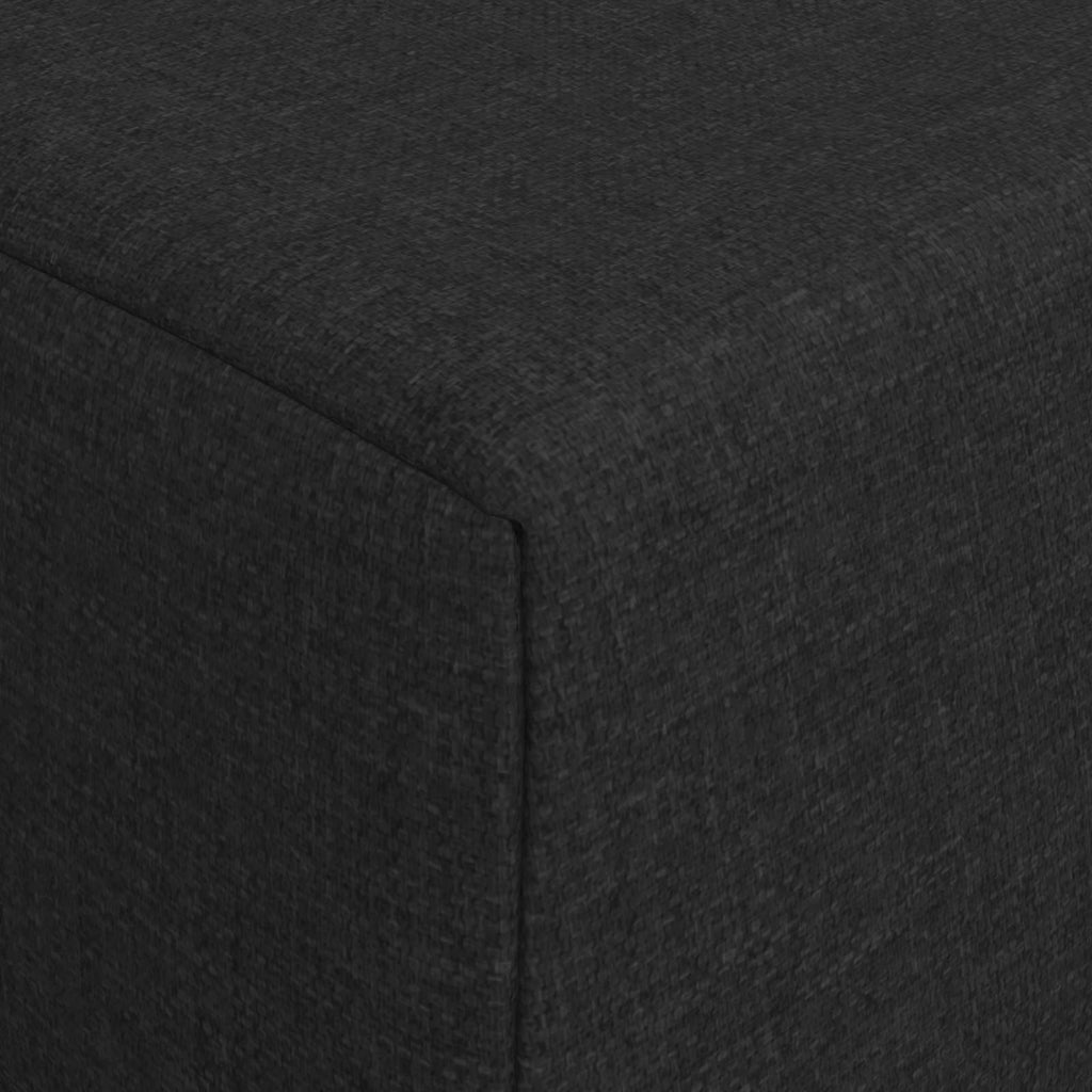 Klappsofa Bett Schwarz 200 x 70 x 15 cm Stoff
