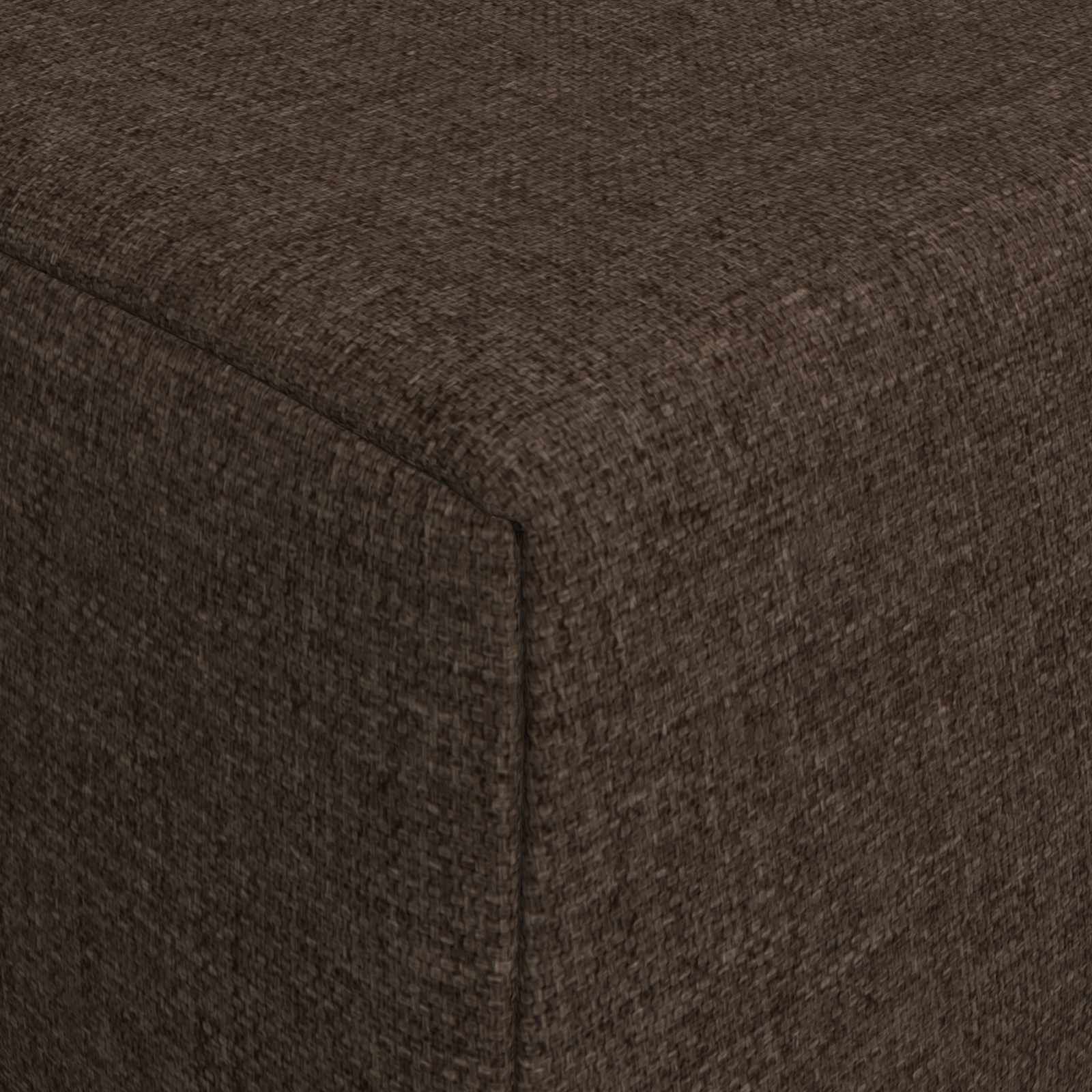 Klappsofa Bett Taupe 200 x 70 x 15 cm Stoff
