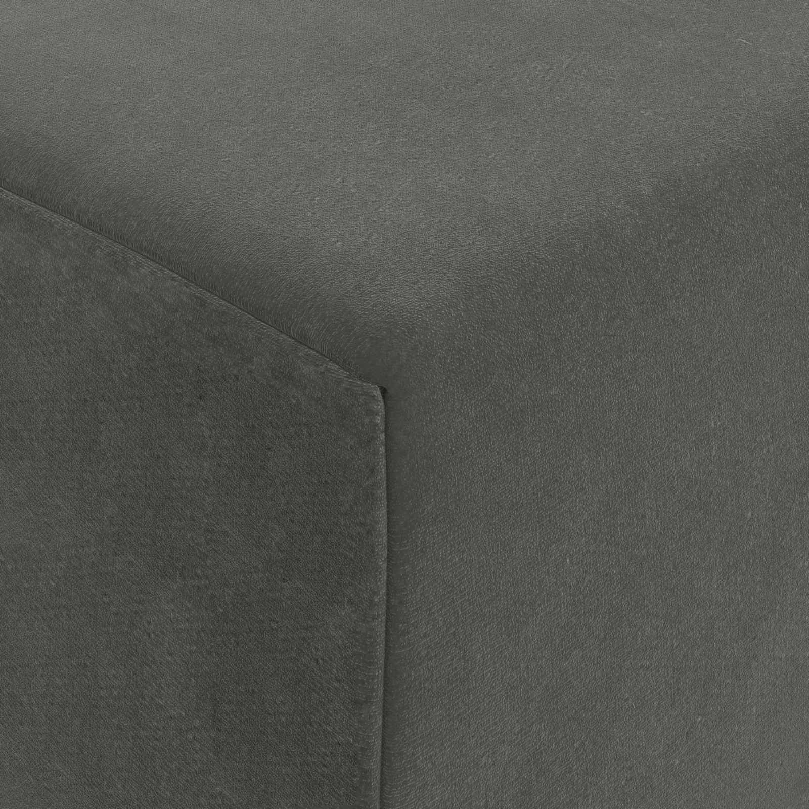 Klappsofa Bett Dunkelgrau 200 x 70 x 15 cm Samt