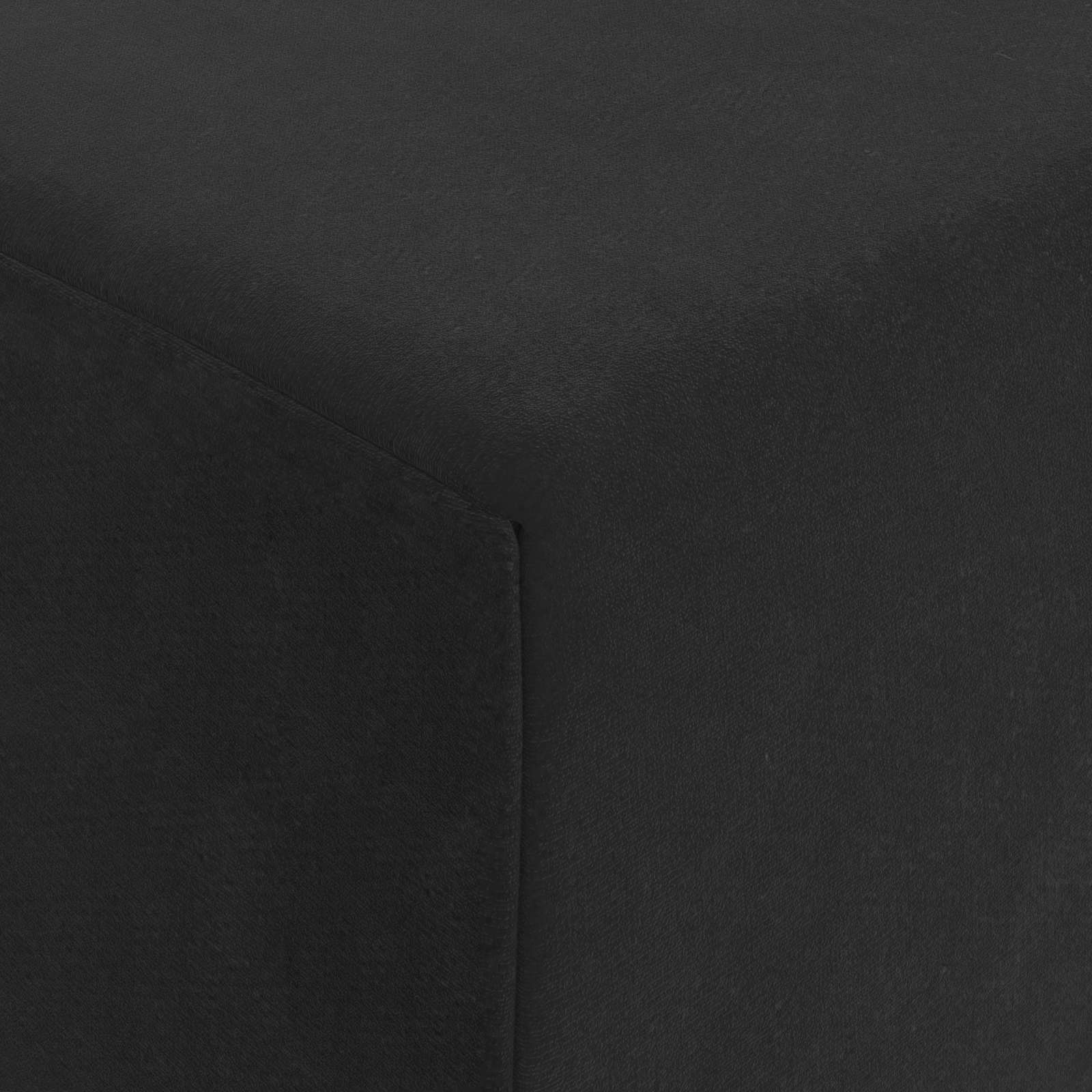 Klappsofa Bett Schwarz 200 x 70 x 15 cm Samt