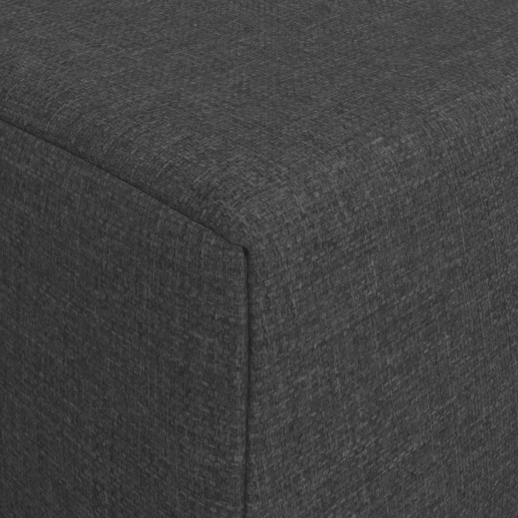 Klappsofa Bett Dunkelgrau 200 x 70 x 10 cm Stoff