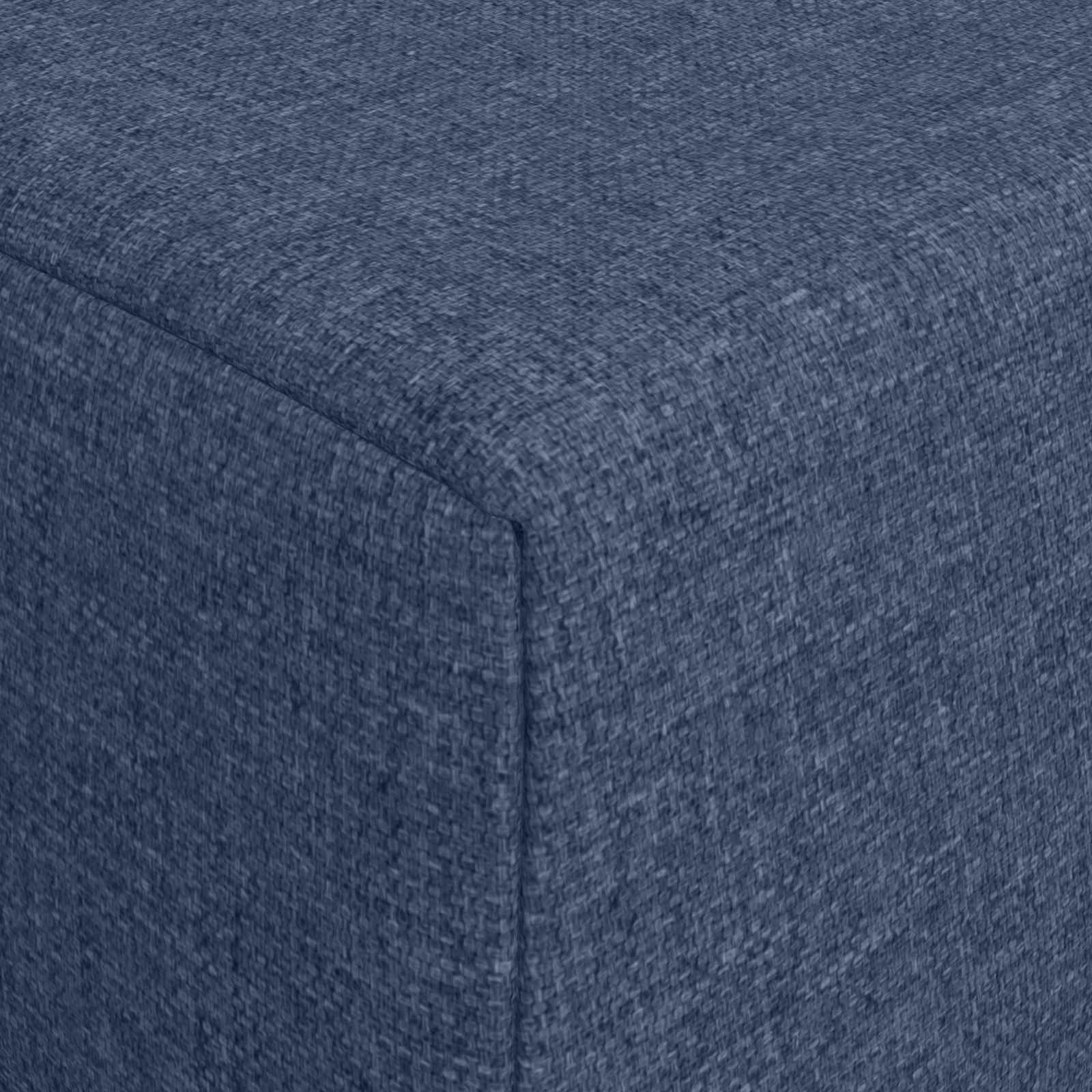 Klappsofa Bett Blau 200 x 70 x 10 cm Stoff