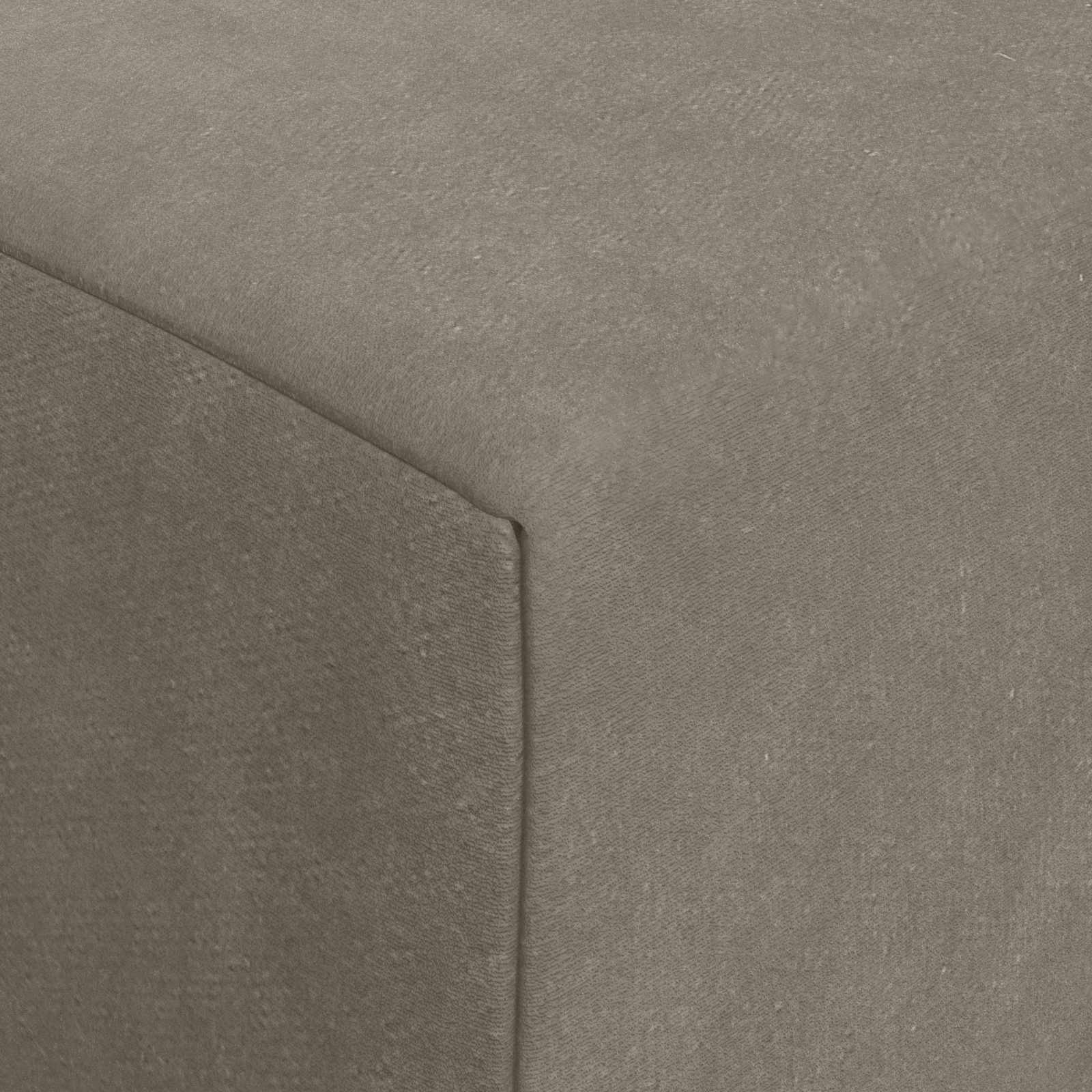 Klappsofa Bett Hellgrau 200 x 70 x 10 cm Samt