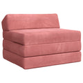 Klappsofa Bett Rosa 200 x 70 x 10 cm Samt