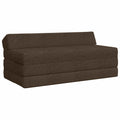 Klappsofa Bett Taupe 120 x 60 x 49 cm Stoff