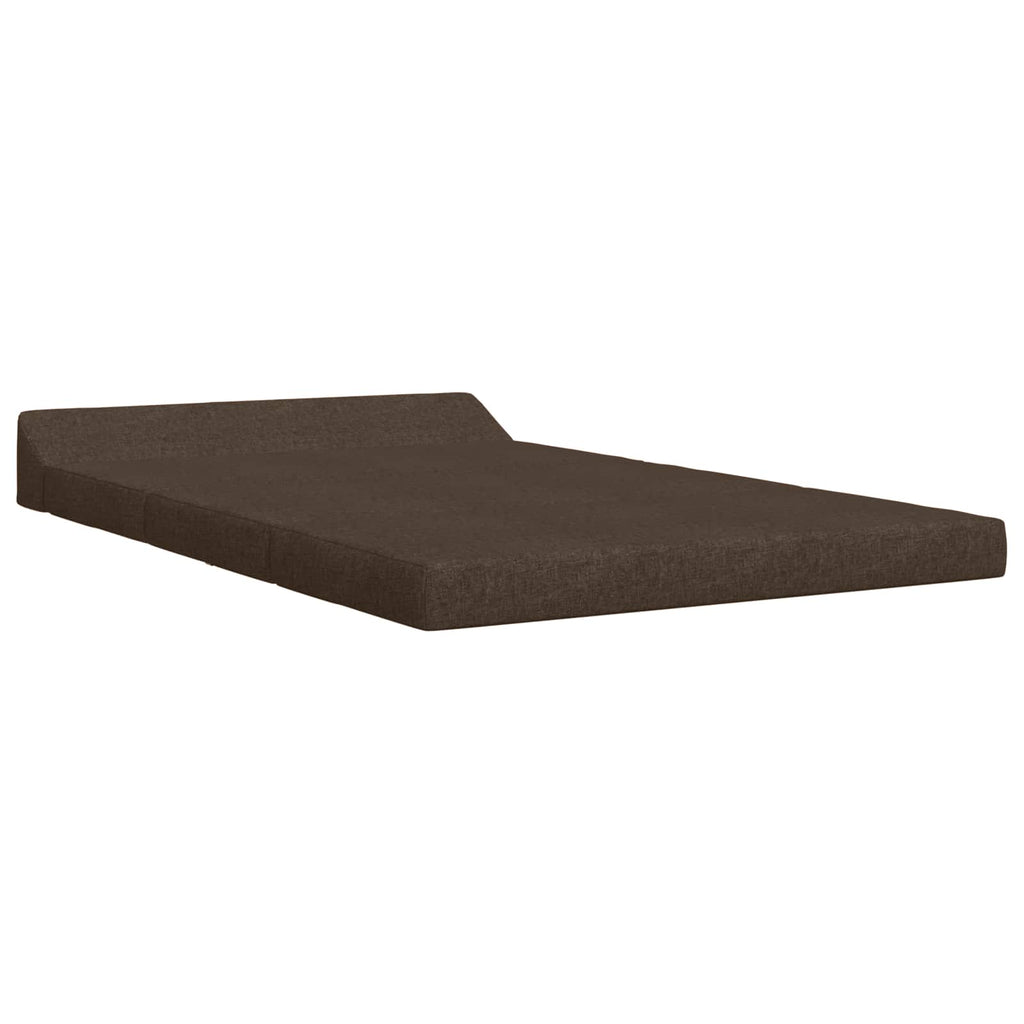 Klappsofa Bett Taupe 120 x 60 x 49 cm Stoff