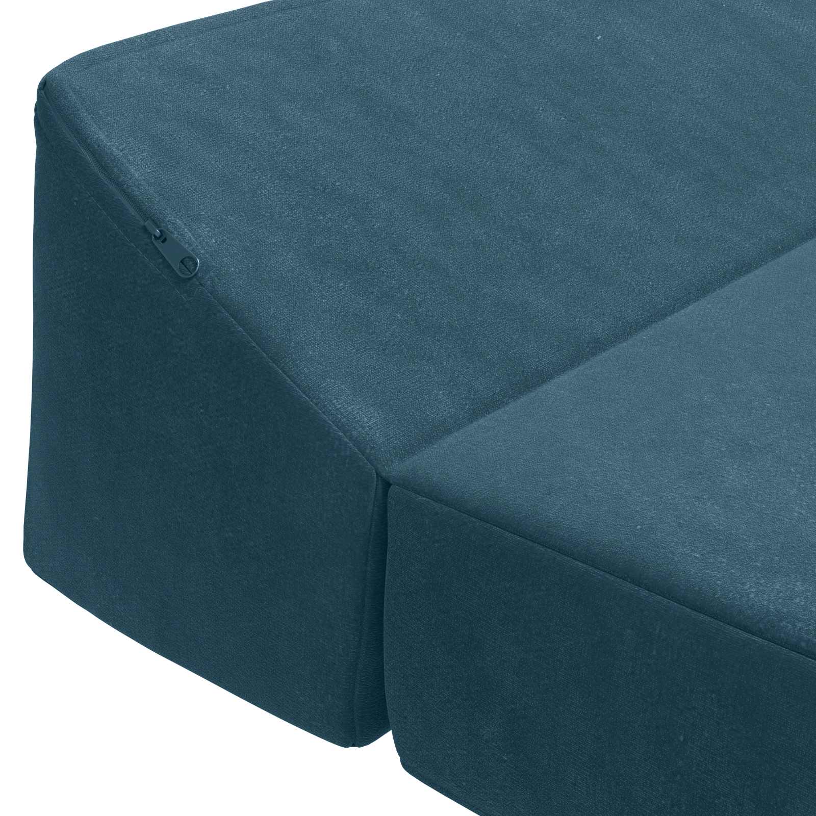 Klappsofa Bett Blau 120 x 60 x 49 cm Stoff