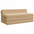 Klappsofa Bett Grün Grau 120 x 60 x 49 cm Stoff