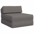 Klappsofa Bett Hellgrau 60 x 70 x 41 cm Stoff