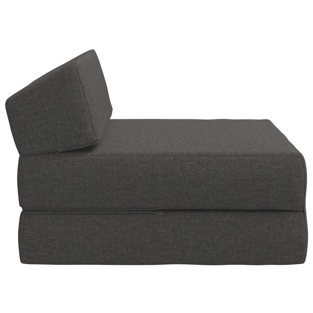Klappsofa Bett Dunkelgrau 60 x 70 x 41 cm Stoff