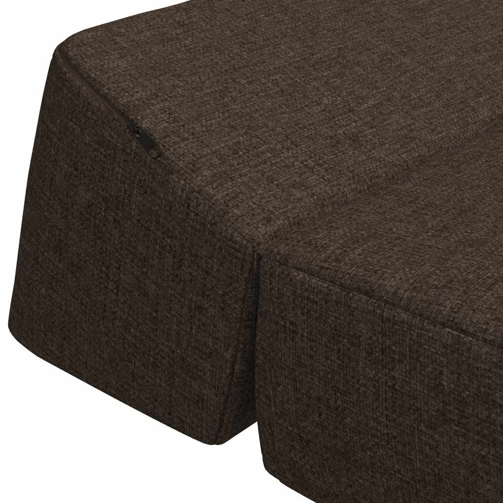 Klappsofa Bett Taupe 60 x 70 x 41 cm Stoff