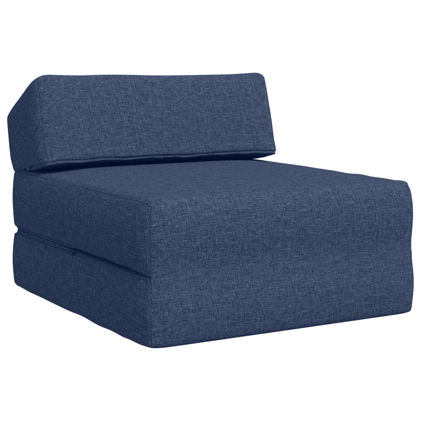 Klappsofa Bett Blau 60 x 70 x 41 cm Stoff
