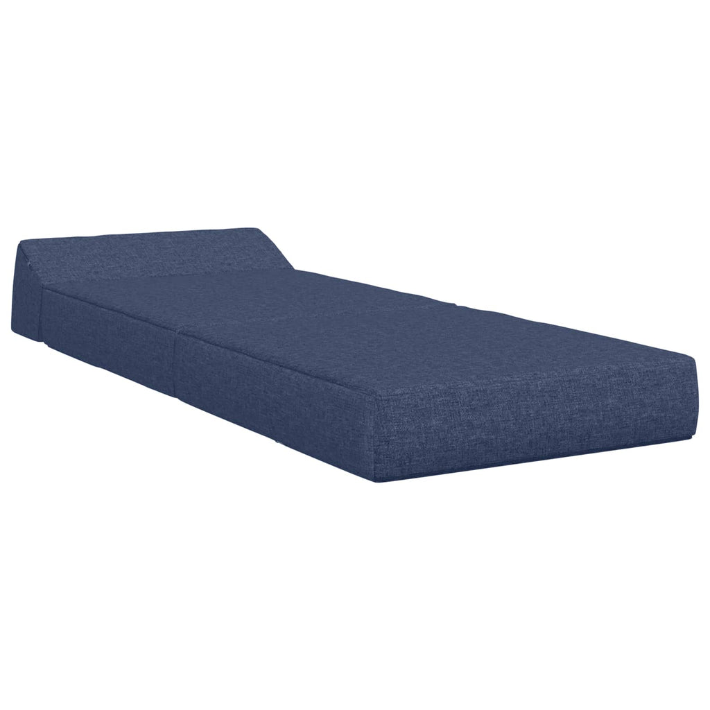 Klappsofa Bett Blau 60 x 70 x 41 cm Stoff