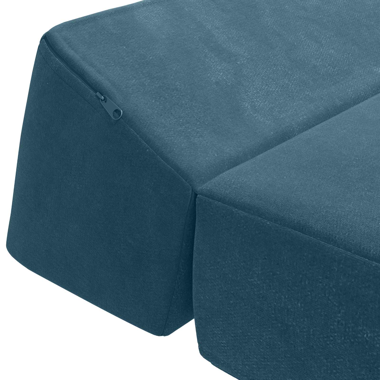 Klappsofa Bett Blau 60 x 70 x 41 cm Stoff