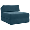 Klappsofa Bett Blau 60 x 70 x 41 cm Stoff