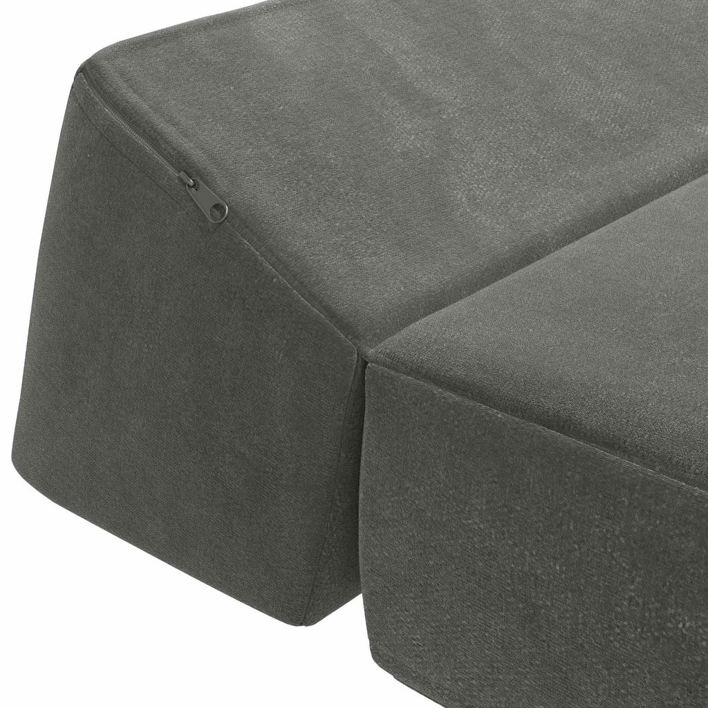 Klappsofa Bett Dunkelgrau 60 x 70 x 41 cm Stoff