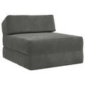 Klappsofa Bett Dunkelgrau 60 x 70 x 41 cm Stoff