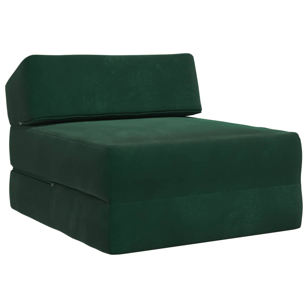 Klappsofa Bett Dunkelgrün 60 x 70 x 41 cm Stoff
