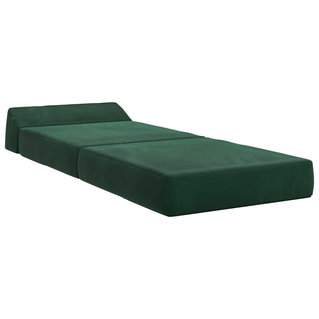 Klappsofa Bett Dunkelgrün 60 x 70 x 41 cm Stoff