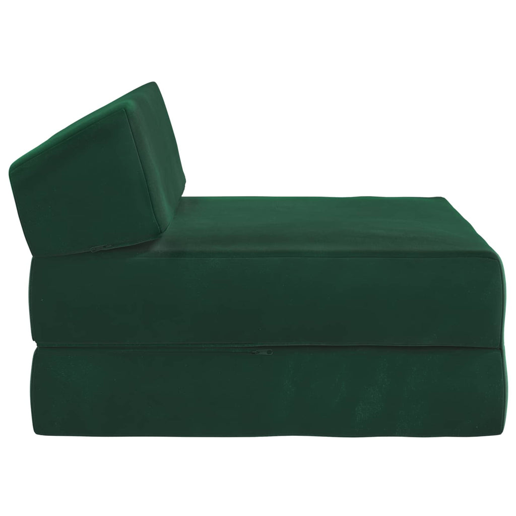 Klappsofa Bett Dunkelgrün 60 x 70 x 41 cm Stoff