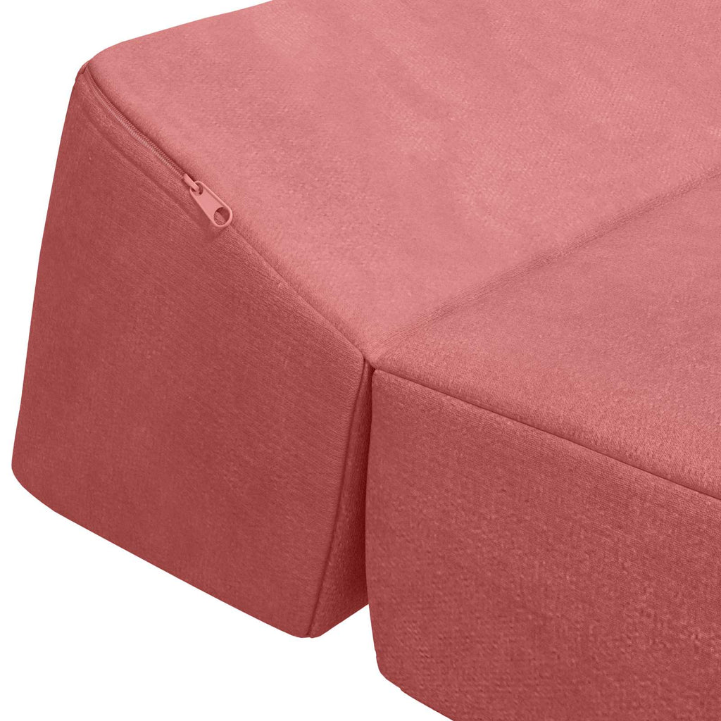 Klappsofa Bett Rosa 60 x 70 x 41 cm Stoff