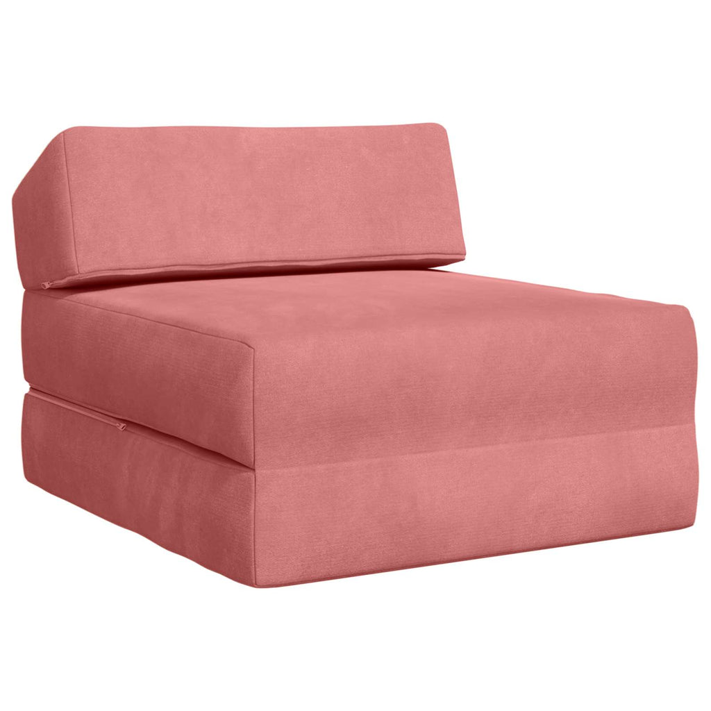 Klappsofa Bett Rosa 60 x 70 x 41 cm Stoff