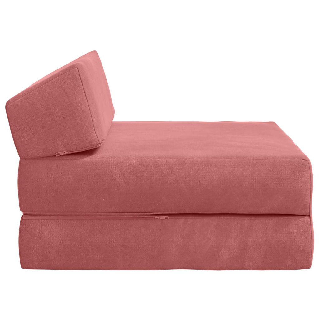 Klappsofa Bett Rosa 60 x 70 x 41 cm Stoff