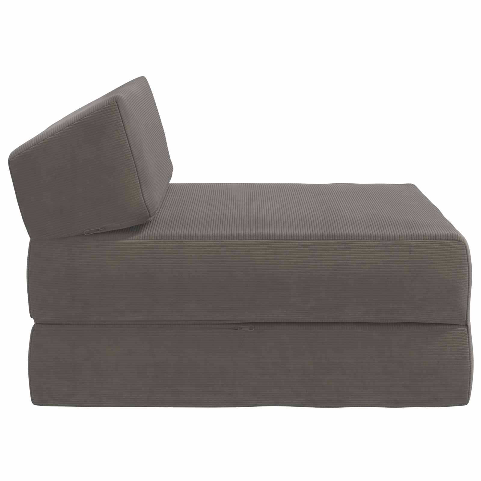Klappsofa Bett Hellgrau 60 x 70 x 41 cm Stoff