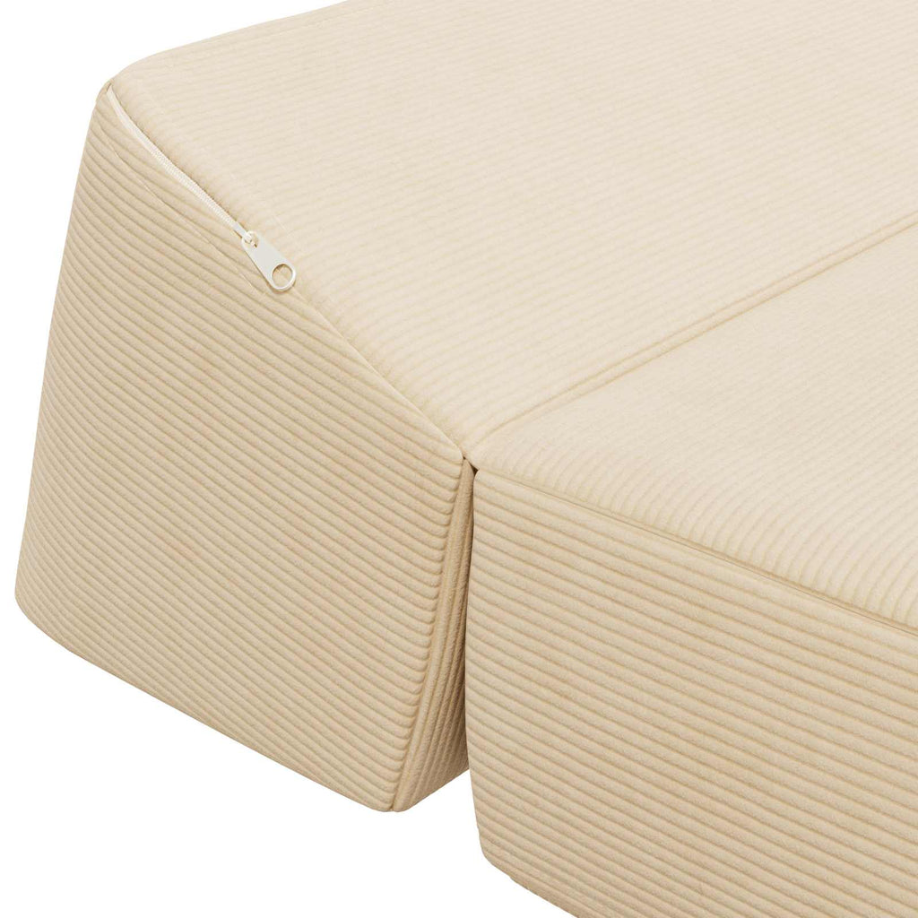 Klappsofa Bett Creme 60 x 70 x 41 cm Stoff