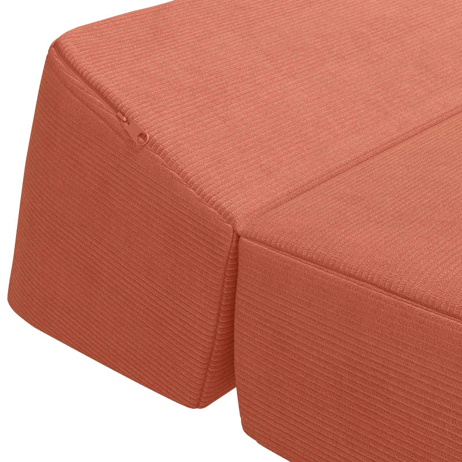 Klappsofa Bett Rot-Orange 60 x 70 x 41 cm Stoff