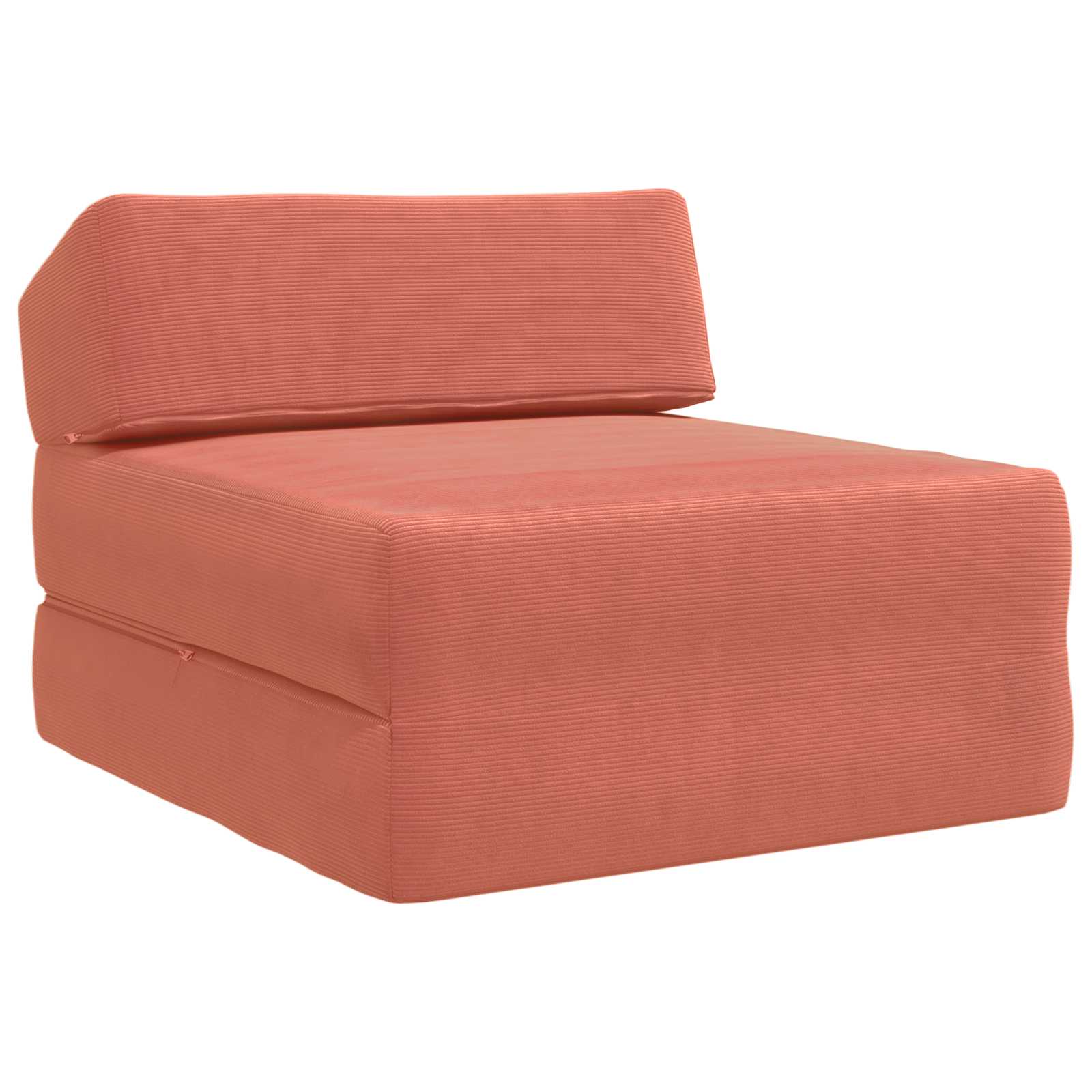 Klappsofa Bett Rot-Orange 60 x 70 x 41 cm Stoff