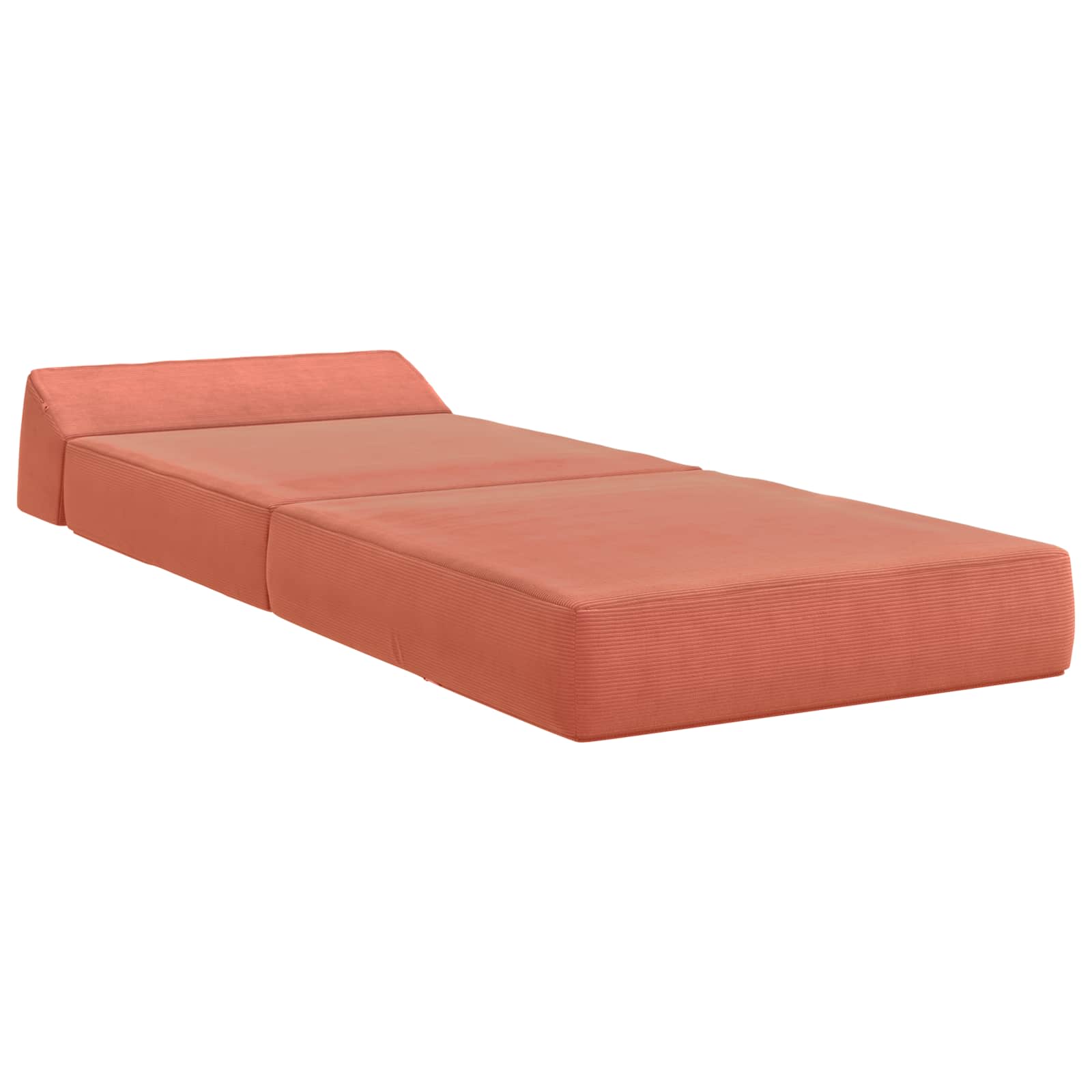 Klappsofa Bett Rot-Orange 60 x 70 x 41 cm Stoff