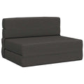 Klappsofa Bett Dunkelgrau 70 x 72 x 60 cm Stoff